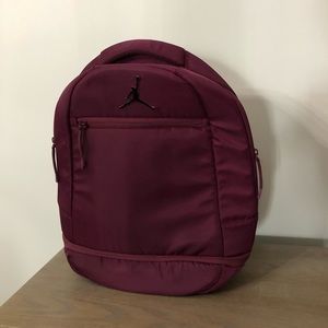 Purple Air Jordan Backpack with Shoe Compartment